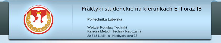 Politechnika Lubelska, praktyki studenckie ETI